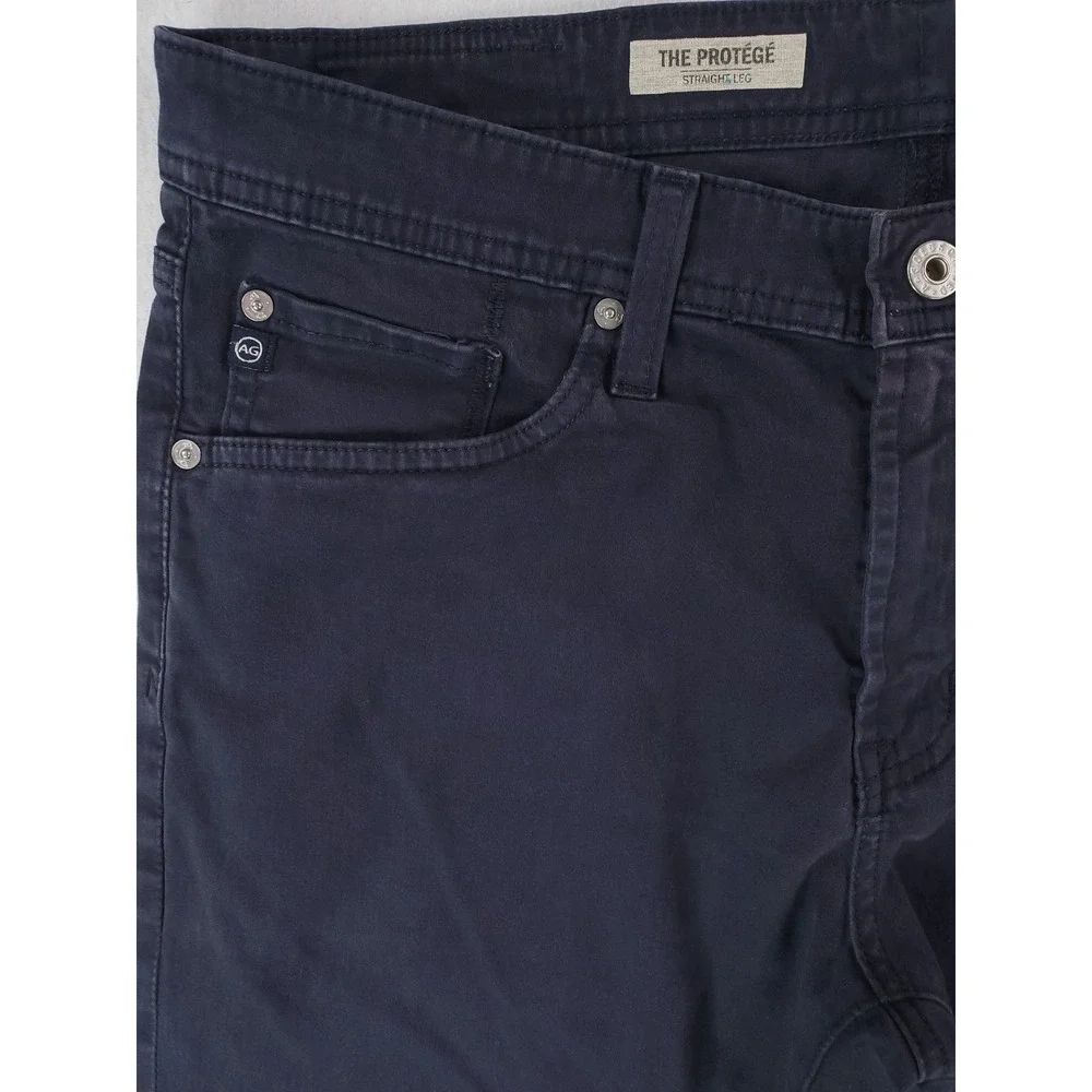 AG Adriano Goldschmied Mens Jeans 32x30* The Protege Straight Leg Dark Navy Pant